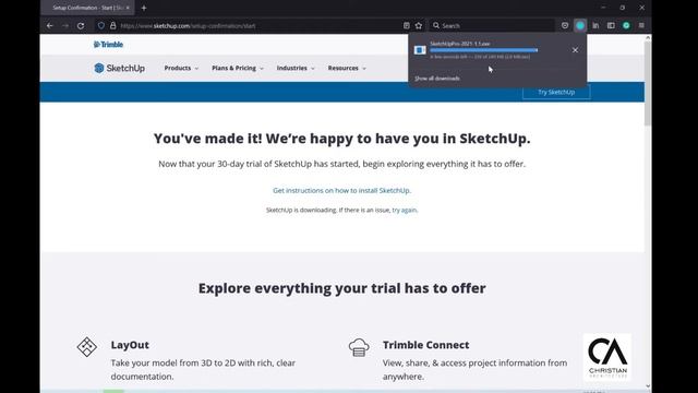 How to Download and Install SketchUp 2021