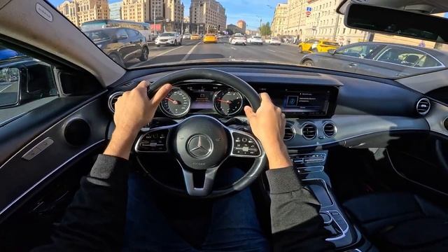 2018 Mercedes Benz E200 (W213) | Мерседес Бенц Е200 2.0 турбо автомат 184 л.с. | POV тест-драйв