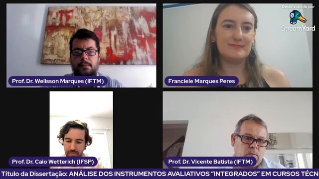 Defesa de Dissertação - Franciele Marques Peres смотреть онлайн