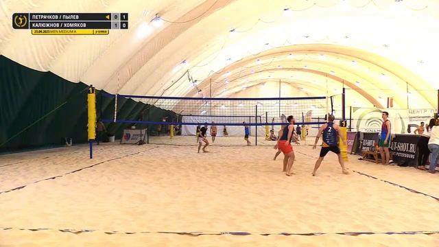 Четвертьфинал: Петрачков / Пылев VS Калюжнов / Хомяков |  MEN MEDIUM A -  23.04.2023