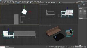 24 - Перемещение объектов в разных системах координат в 3ds Max 2025