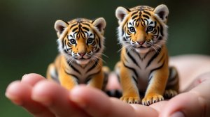Тигрята на ладони