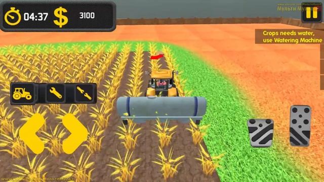 Tractor Drive 3D : Offroad Farming Simulator - Best Android GamePlay смотреть онлайн