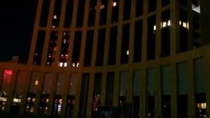 Лазерный мэппинг на здание