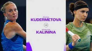 04.01.25. Полина Кудерметова - Ангелина Калинина. WTA 500. Polina Kudermetova - Anhelina Kalinina