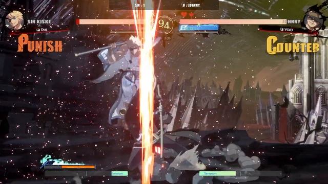 GGST | Dug (Sin) VS VOID (Johnny) | Guilty Gear Strive High level gameplay