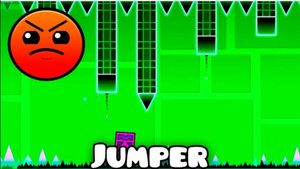 Прохождение уровня "Jumper". 3 coins. Geometry dash.
