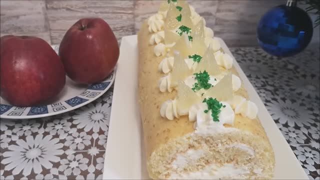 Лимонный рулет. Быстрая выпечка БЕЗ ХЛОПОТ. РУЛЕТ НЕ ЛОМАЕТСЯ. Рецепт рулета на новогодний стол