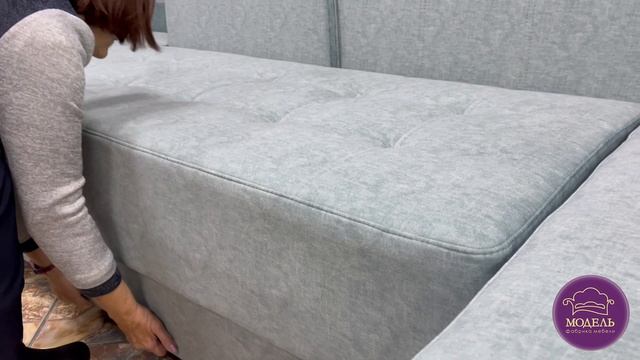 Диван угловой + оттоманка сафари. Фабрика мебели Модель.