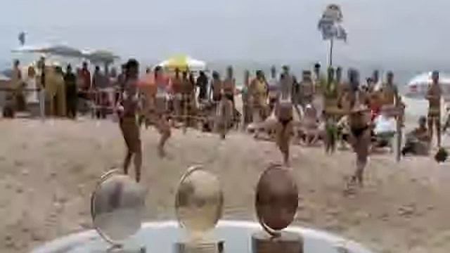 Brazilian girls know how to handle balls