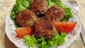 Мясные котлеты с добавлением кабачков