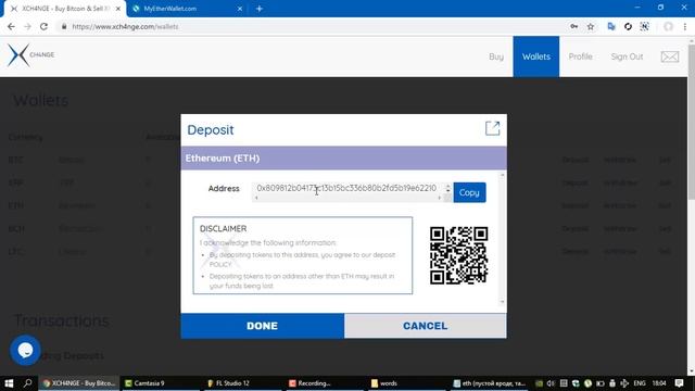Обзор удобной p2p платформы для продажи и покупки криптовалют Xch4nge/как пополнять баланс, выводит