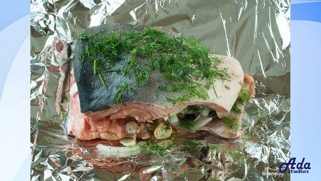 Горбуша в фольге Рецепт, пошаговый, как пригото