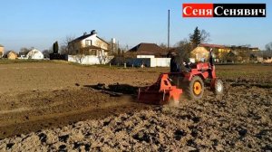 Шифенг фрезерует огород фрезой 1.4, подготовка перед посадкой картофеля