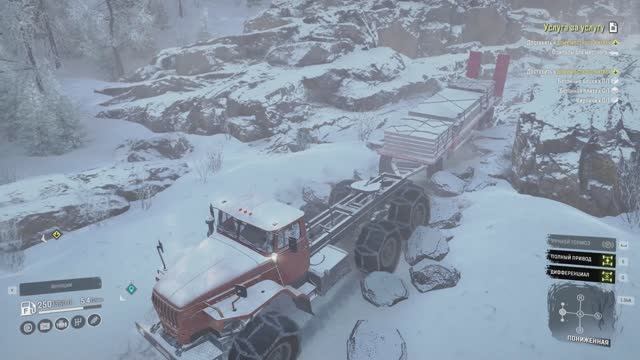 SnowRunner. Амур. Река Урска. Поручение "Услуга за услугу". смотреть онлайн