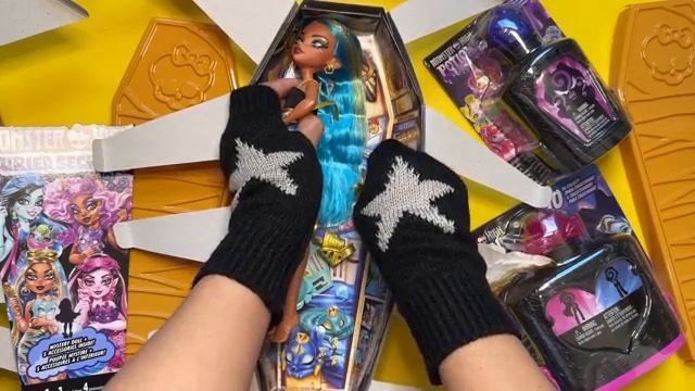Monster High сюрприз Кукла Открытие Удовлетворяющее Видео ASMR