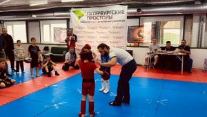 Соревнования кикбоксинг. дети 5 лет