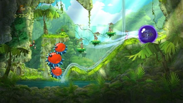 Rayman Origins. 02. Этап Geyser blowout