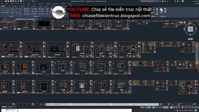 [Download Free CAD Files] Hồ sơ thi công nội thất tân cổ điển 3 tầng 170 bản vẽ chi tiết quý hiếm