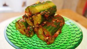 Традиционная корейская кухня: Кимчи из огурцов (오이 소박이) ОИ СОБАГИ