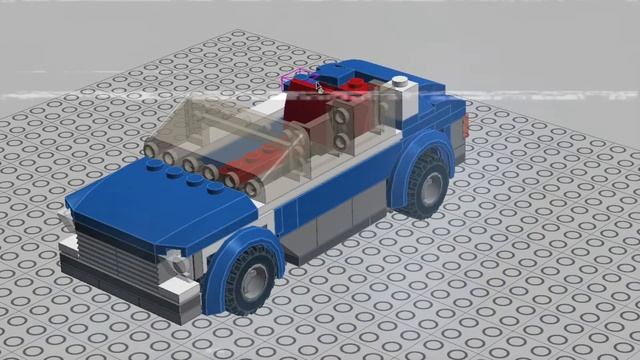 LEGO city 60117 alternate model SEDAN. custom car moc. смотреть онлайн