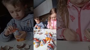 Распаковка Kinder серия Маша и Медведь