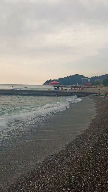 17.09.22 Черное море Сочи Дикий Пляж +25 Море Сказка, Воздух +30 Бархатный сезон Отличный ☀🌊