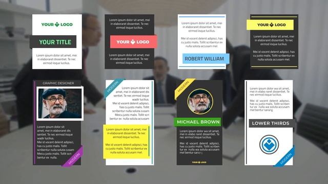 22 Stylish Title Overlays - Premiere Pro (MOGRT) смотреть онлайн