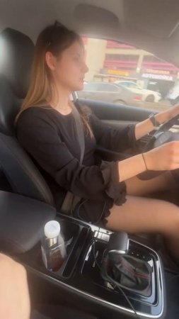Good view. New car. Hot woman riding. Baic U5 Plus.
