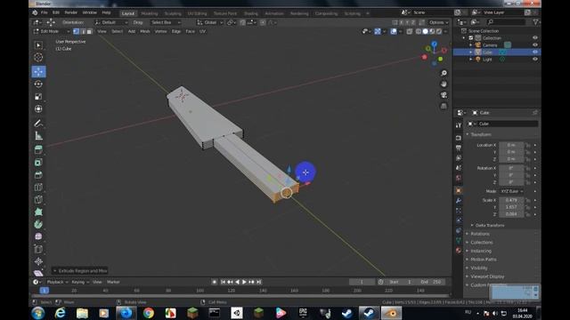 КАК Я ДЕЛАЛ ПАРОДИЮ НА MORDHAU // ЧАСТЬ 3 // СОЗДАНИЕ ГУАНЬ ДАО ВLENDER 3D