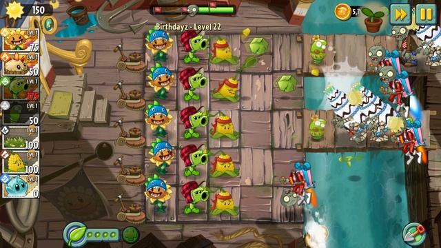 Plants vs. Zombies 2 - Birthdayz Level 22 [Plants Lvl 1 & No Premium] + DOWNLOAD смотреть онлайн