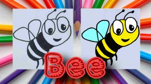 Как нарисовать пчелу