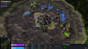 StarCraft II Игрок 11 уровня разрывает перспективного новичка!