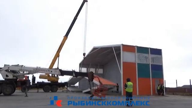 Быстросборный ангар для транспортной техники