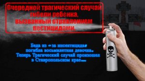 Восьмилетняя девочка погибла в результате отравления химическими средствами от насекомых.