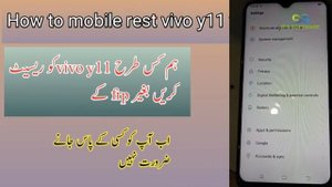 How to hard reset or factory data reset Vivo Y11|How to reset vivo y11 without frp |