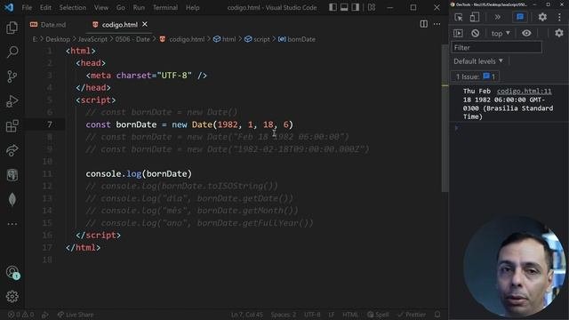 JavaScript Básico Ao Avançado - 0506 - Date