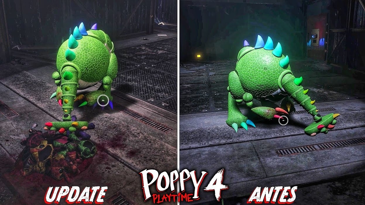 ОБНОВЛЁННАЯ АНИМАЦИЯ ПИАНОЗАВРА В Poppy Playtime 4 смотреть онлайн