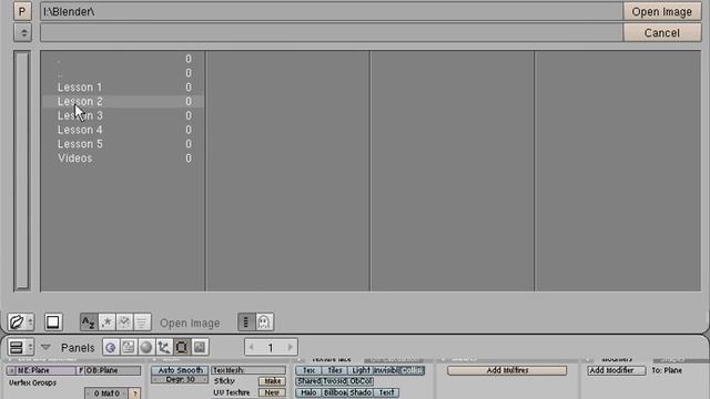 Blender Tutorial 5 : Reference Plane