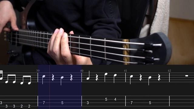 Alan Walker - Darkside (feat. Au/Ra and Tomine Harket) [Bass cover] (+Tab) смотреть онлайн