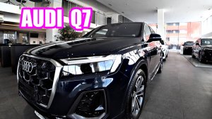 AUDI Q7 dark blue обзор