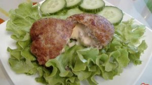 Котлеты с сырной начинкой