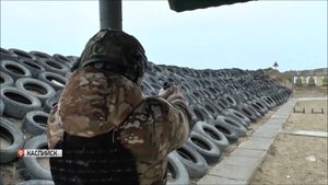 Испытания на право ношения знака отличия полицейского спецназа Росгвардии прошли в Дагестане