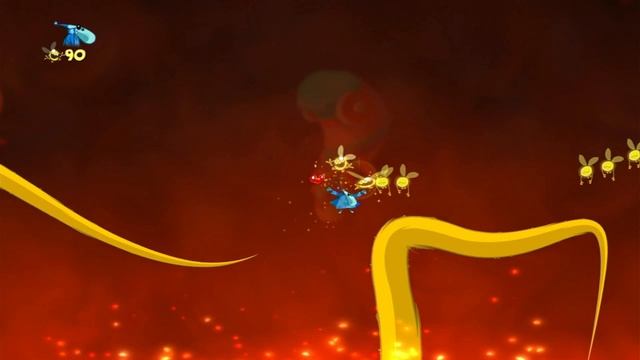Rayman Origins. 19. Этап Mending the rift