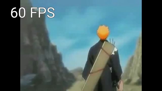 ichigo releasing zangetsu | original vs 60 fps смотреть онлайн