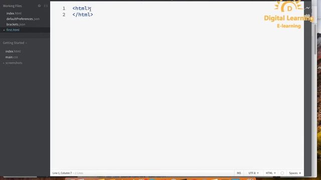 2 HTML Setup and Hello Program | Online Training Download app from below link