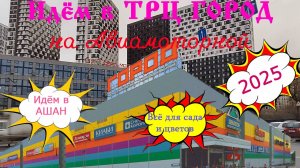 Идём в Ашан. Новая поставка в отдел сад и огород + прогулка по шоссе Энтузиастов