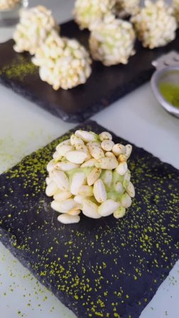 🍵🍬Полезные конфеты с матча и воздушным рисом.