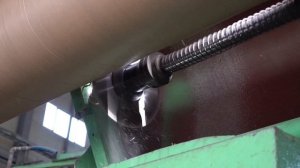 Процесс производства гигантского бумажного сердечника. Фабрика бумажных труб