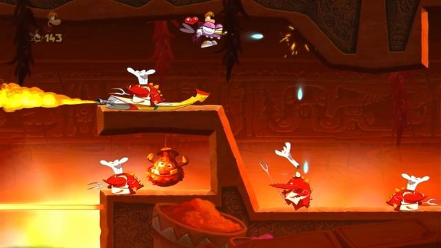 Rayman Origins. 20. Этап Aim for the Eel!